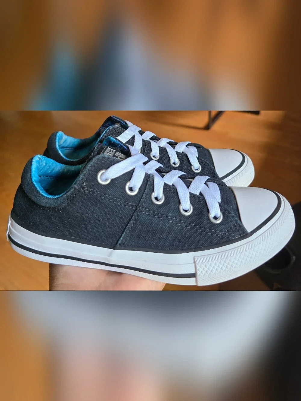 Sz 1 Little Kids CONVERSE CTAS MADISON Black Casual shoes